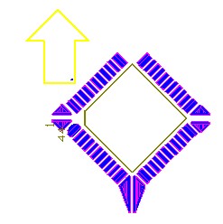 OFP和PLCC型集成塊如采用紅膠工藝過波峰,需采用斜角45度方式擺放，且每邊的最后一個(gè)引腳均需添加盜錫焊盤