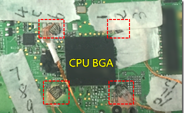 BGA錫裂，使用應(yīng)變片(Strain Gauge)量測(cè)電路板到底哪個(gè)環(huán)節(jié)產(chǎn)生較大變形量