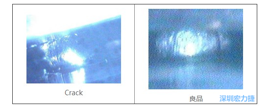 PCBA加工檢測(cè)儀器側(cè)邊顯微鏡判斷案例