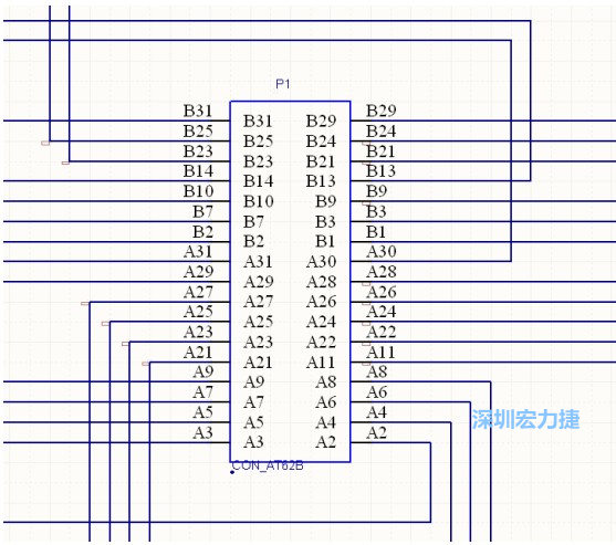 雙擊 1.SchDoc，文件可以被正常打開，下圖是其中的一部分：