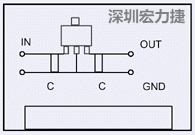 圖3：降壓電路的PCB設(shè)計示例。