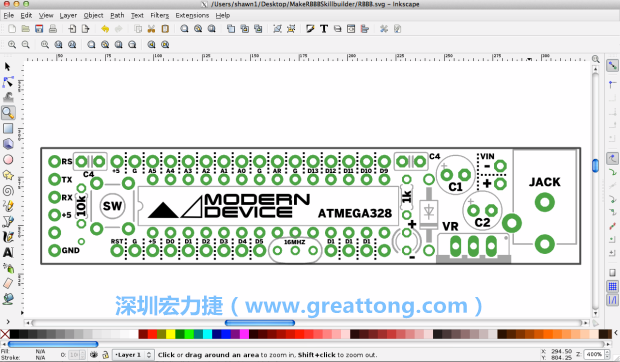 既然你有一個以電路板為背景的清晰影像了，使用向量工具將要絲印的圖像畫在上面吧，下面有一個例子。