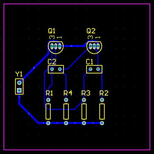 圖27 Push or Hug & Push模式仍然無(wú)法完成布線，會(huì)立即出現(xiàn)提示