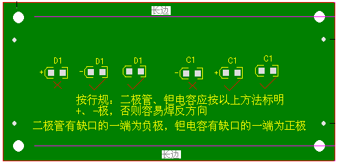 關(guān)于二極管、鉭電容的極性標(biāo)注